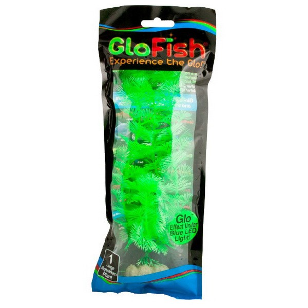 Растение флуоресцирующее GloFish L 20см зеленое