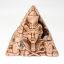 Декорация терракотовая глина Пирамида Египта 16*16*16 см