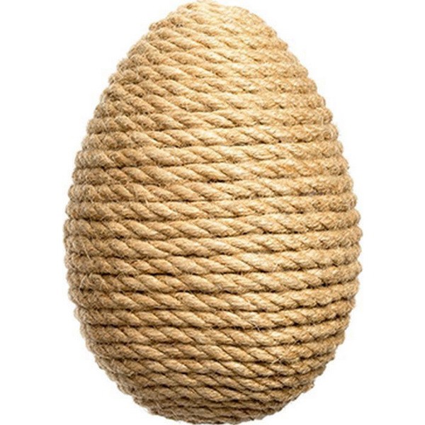 Когтеточка динамическая яйцо малое Petsiki (песочный), 85*60 мм