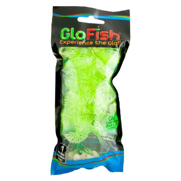 Растение флуоресцирующее GloFish M 15см желтое