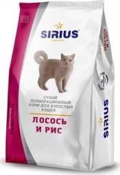 Sirius (Сириус) Лосось/Рис 1,5кг сухой корм для кошек